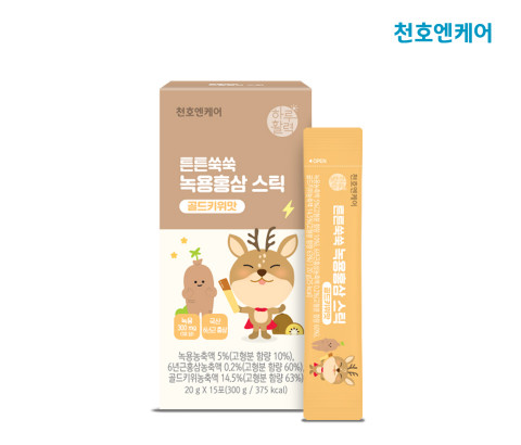 천호엔케어가 출시한 튼튼쑥쑥 녹용홍삼 스틱