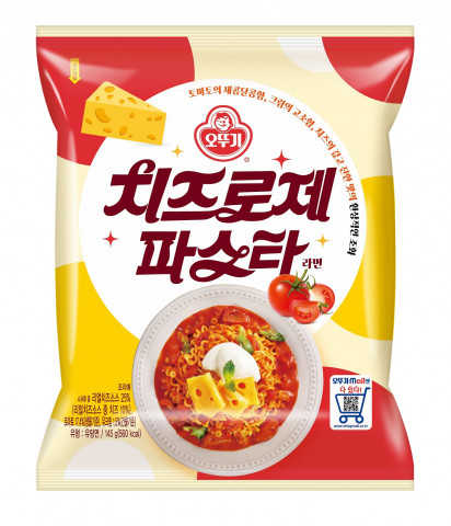 오뚜기가 출시한 치즈로제파스타 라면