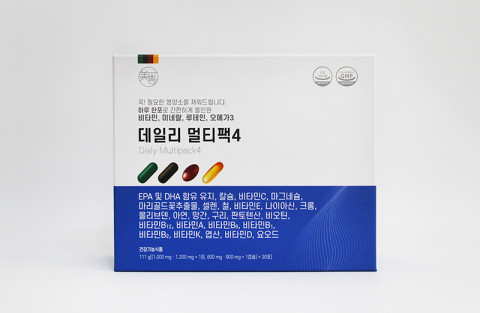 미쁨생활건강의 신제품 데일리 멀티팩