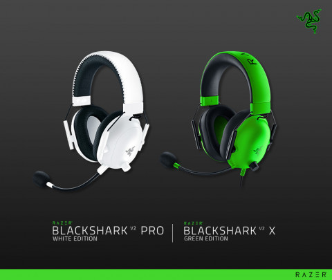 레이저(RAZER) 게이밍 헤드셋 2종 Razer BlackShark V2 Pro White, Razer BlackShark V2 X Green
