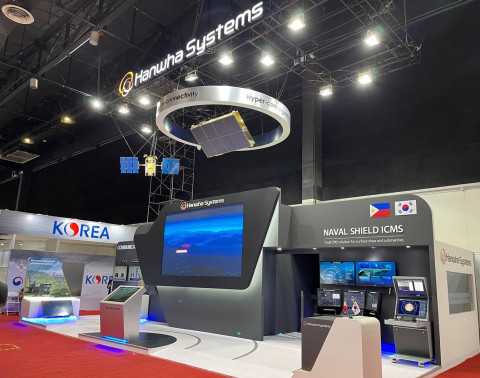 한화시스템 ADAS 2022 전시장