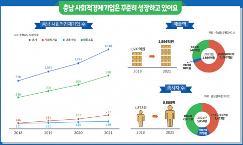 충남연구원의 이홍택 박사 등 연구진이 사회적경제기업에 대한 맞춤형 성장 지원책을 제안했다