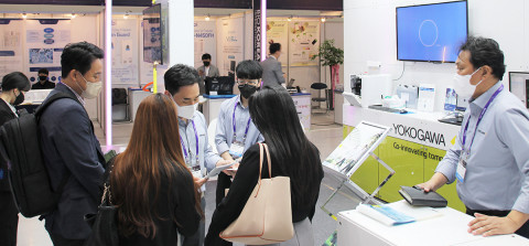 ‘BIO KOREA 2022’에 참가한 한국요꼬가와 부스