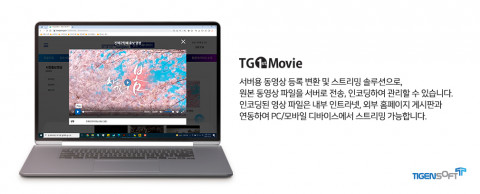 창원시청 시정 홍보영상 서비스 화면(TG 1st Movie)