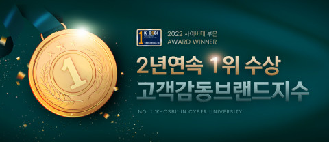 고려사이버대가 고객감동브랜드지수 1위를 선정됐다