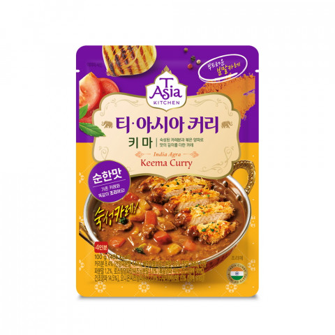 티아시아가 일본식 카레 전문점에서 즐겨먹은 숙성 카레 키마를 취향에 맞게 요리할 수 있도록 조리형 분말 커리로 출시했다