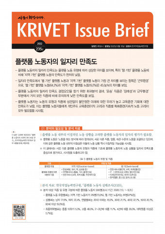 KRIVET Issue Brief 235호 표지
