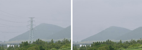 송전탑 지중화 공사 이후 개선된 경관