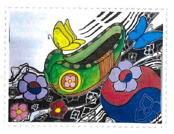 2022년 나비대전 학생우표대상 이사랑(인천 운남초 4학년) 학생 작품