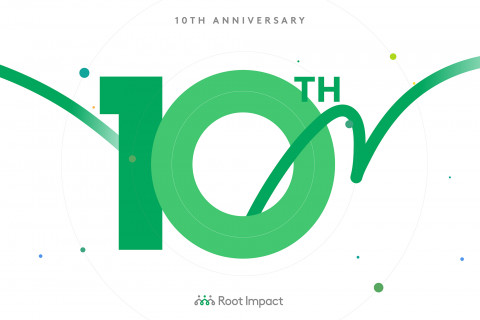 루트임팩트 10주년 기념 포스터