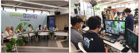 한국청소년연맹이 토크 콘서트 ‘보이는 라디오-은하수다방’을 방영한다
