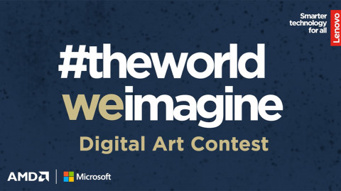 레노버가 글로벌 디지털 아트 공모전 캠페인 ‘더 월드 위 이매진(The World We Imagine)’을 개최한다