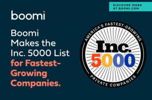 Boomi Named One of America’s Fastest-Growing Private Companies on Inc. 5000 2022 List