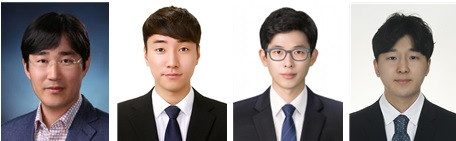 왼쪽부터 서울대학교 기계공학부 고승환 교수, 서울대학교 기계공학부 정영주 박사과정, 서울대학교 기계공학부 민진기 박사과정, 동국대학교 기계로봇에너지공학과 이진우 교수