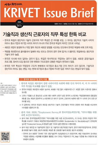 KRIVET Issue Brief 241호 표지