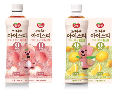 동원F&B가 출시한 ‘보성홍차 아이스티 제로’ 잔망루피 한정판 제품