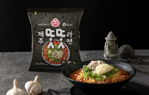 오뚜기가 출시한 제주똣똣라면