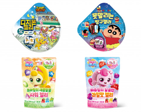 GS가 판매하는 캐릭터 젤리 이미지