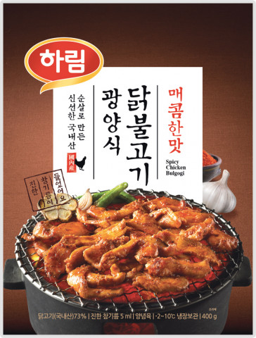 하림 광양식 닭불고기 매콤한맛 제품