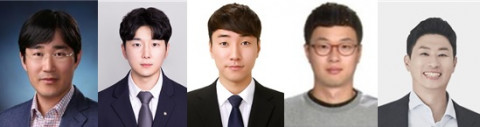 왼쪽부터 서울대학교 기계공학부 고승환 교수, 동국대학교 기계로봇에너지공학과 이진우 교수, 서울대학교 기계공학부 정영주 박사과정, 현대자동차 전동화구동소재연구팀 김병욱 책임연구원, 