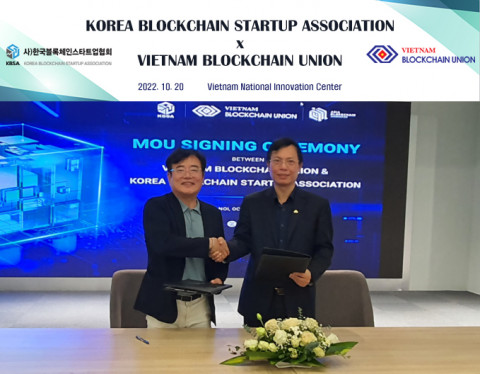 한국블록체인스타트업협회(KBSA)와 베트남블록체인연합(VBU)이 양국의 블록체인 기술 협력과 활성화를 위해 MOU를 체결했다
