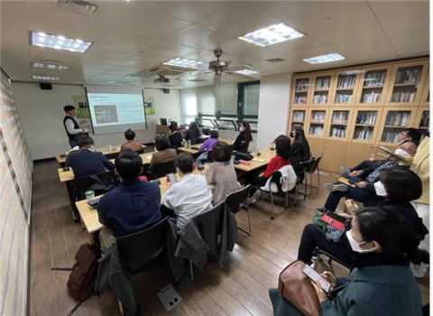 글로벌사이버대학교 창업 특강 장면