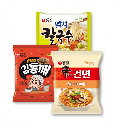 농심이 저칼로리·건강 열풍에 농심 건면 매출 신기록을 달성했다고 밝혔다