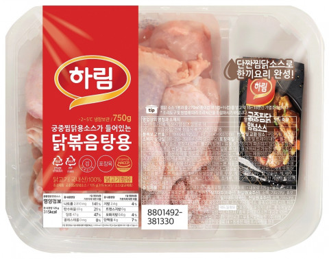 하림이 출시한 ‘궁중찜닭용 소스가 들어있는 닭볶음탕용’ 제품