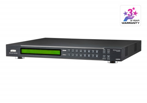 에이텐은 8x8 HDMI 매트릭스 스위치 VM5808HA를 출시한다