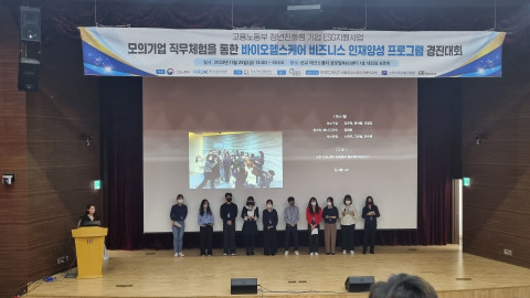 모의기업별 성과발표