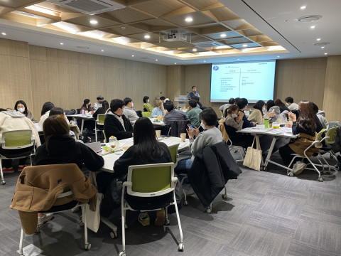 누림센터에서 실시한 ‘사람중심계획(PCP) 실천’ 교육 진행 전경(수원컨벤션센터)