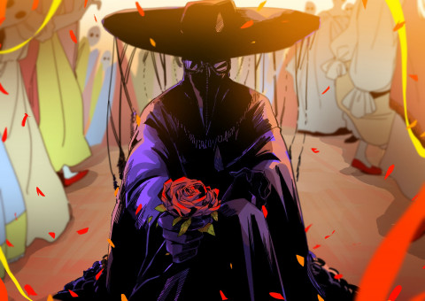 10월 프랑스에서 열린 WWWebtoon (World Wide Webtoon)에서 판톰 작가가 ‘이야기의 조각’에 등장한 프레드릭을 그리는 과정을 관객들에게 선보였다