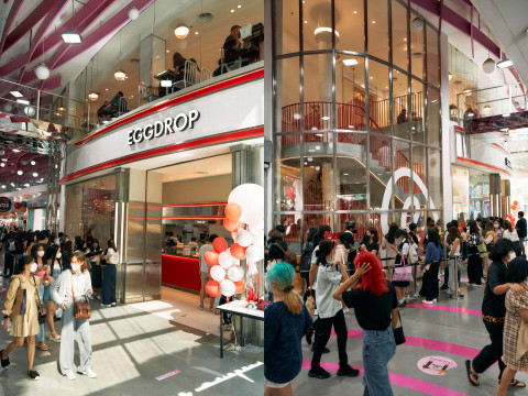 태국 방콕 센터포인트 시암 스퀘어(Centerpoint Siam Square)에 문을 연 에그드랍 글로벌 1호점