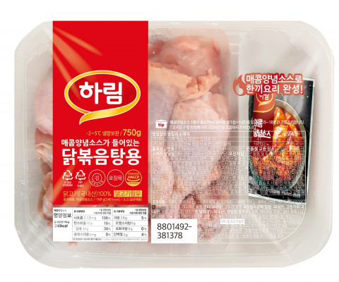 하림 ‘매콤양념소스가 들어있는 닭볶음탕용’ 제품