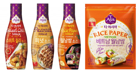 티아시아의 신제품 ‘디핑소스 3종’과 라이스페이퍼 ‘베트남 월남쌈’