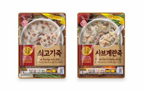 오뚜기 오즈키친 파우치죽 2종