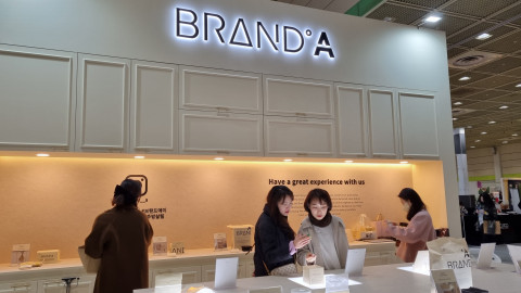브랜드에이 서울리빙디자인페어 부스 전경