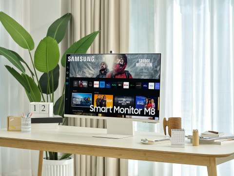 삼성 스마트 모니터 M8(웜화이트)