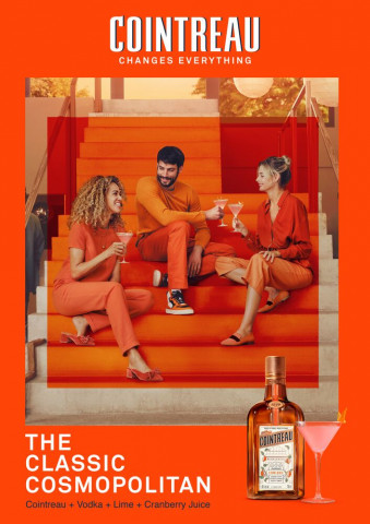 코인트로 글로벌 캠페인 Cointreau Changes Everything과 대표 칵테일 코스모폴리탄