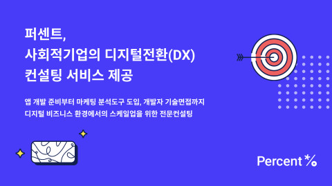 퍼센트, 사회적기업의 디지털 전환 컨설팅 서비스 제공