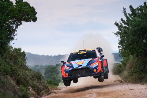 2023 월드랠리챔피언십 이탈리아 랠리에 참가한 현대자동차 ‘i20 N Rally1 하이브리드’ 경주차
