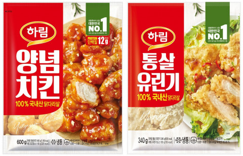 하림, 국내산 닭다리살로 만든 양념치킨·통살 유린기 출시