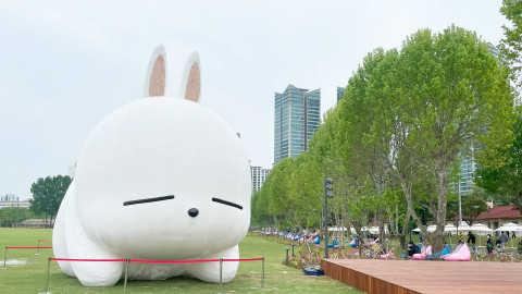 2023년 5월 용산어린이정원에 등장한 마시마로 대형 벌룬