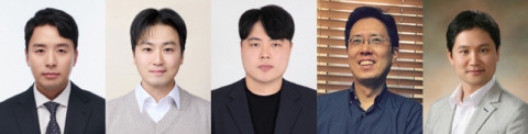 왼쪽부터 명지대학교 이대원 교수, 서울대학교 전기정보공학부 조성규 박사, 서울대학교 생명공학공동연구원 박철헌 박사, 서울대학교 융합과학기술대학원 김창순 교수, 서울대학교 전기정보공