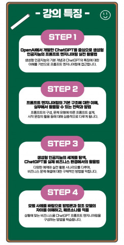 ‘내 미래가 확 달라지는 마법 도구, Chat GPT 실전 활용법’ 강의 특징