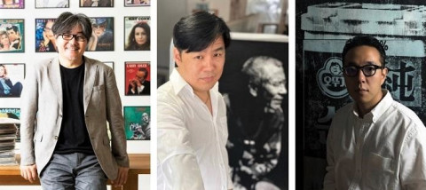 왼쪽부터 남무성 재즈평론가, 노상현 사진작가, 안종우 현대미술가