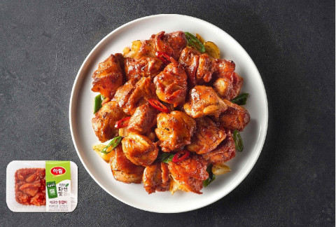 하림 매콤한 닭갈비를 활용한 요리
