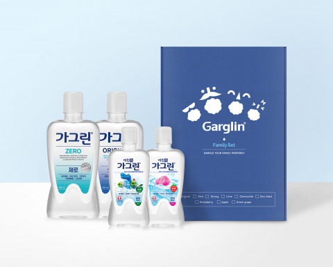 동아제약, 온가족 구강케어를 위해… 가그린 가족세트 판매