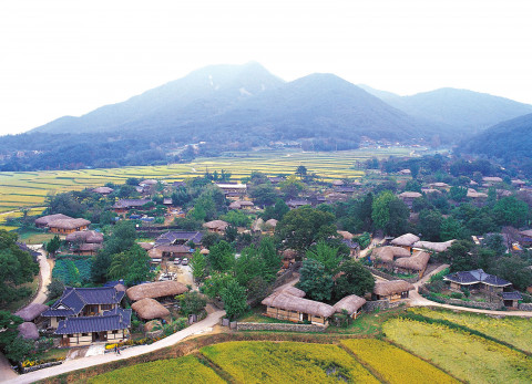 아산 외암민속마을 전경