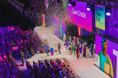 Canva announced a suite of AI and Brand tools at Canva Create in Sydney in March 2023. (Photo: Busin